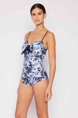 Marina West Swim Côte D'Azur Ruffle Trim One-Piece Swimsuit