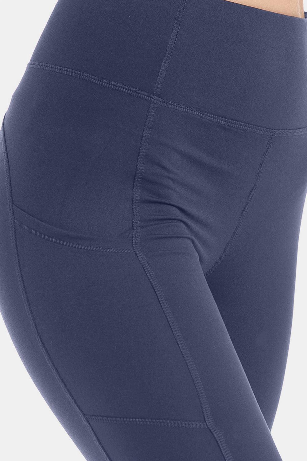 Leggings Depot High Waist Wide Waistband Leggings-Trendy Canvas